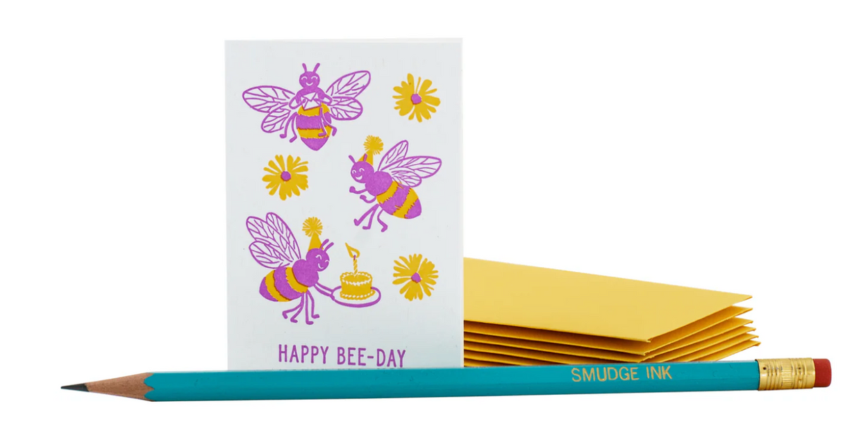 Mini Enclosure Card | Bee Party
