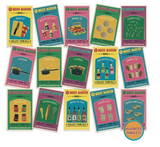 Sam & Julia | Matchbook Miniature 2 with assorted miniature kitchen and household items in vintage-style matchboxes
