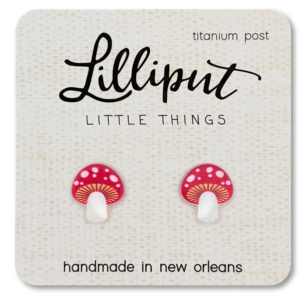 Mushroom Earrings
