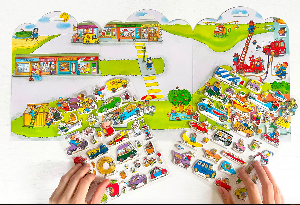 Richard Scarry's Busy World Puffy Sticker Playset