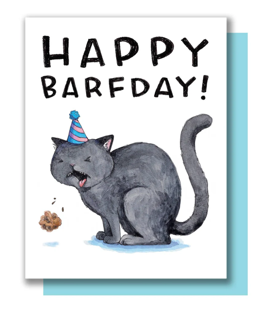 Happy Barfday! Birthday Card