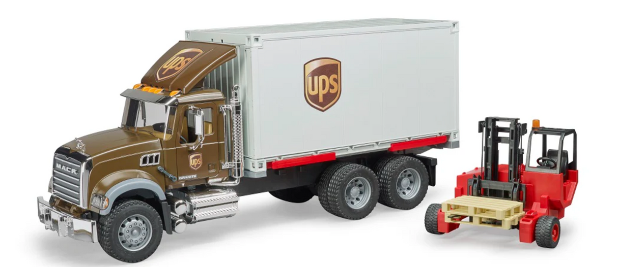 MACK Granite UPS Truck with Forklift
