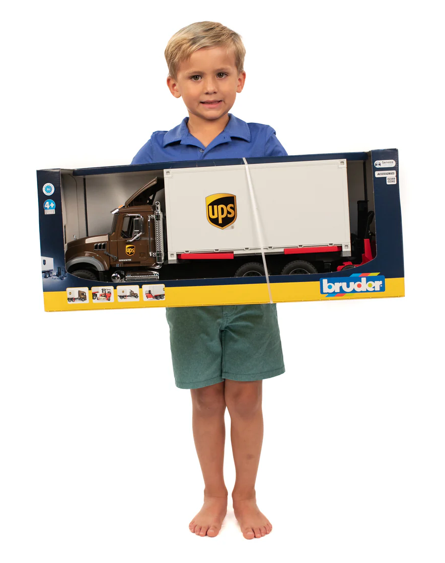 MACK Granite UPS Truck with Forklift