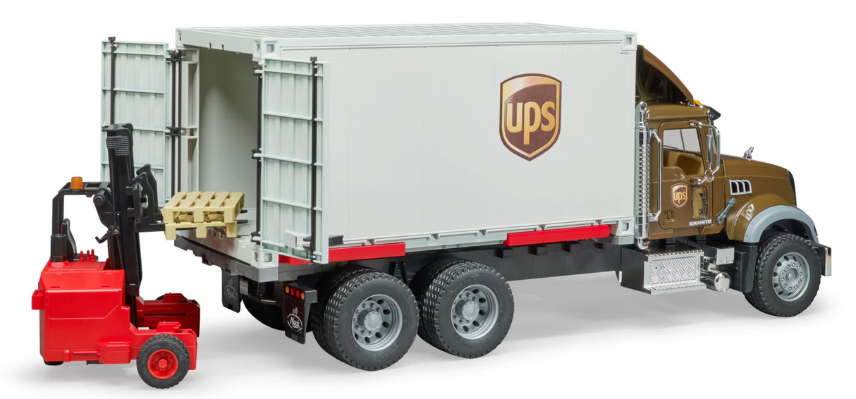 MACK Granite UPS Truck with Forklift