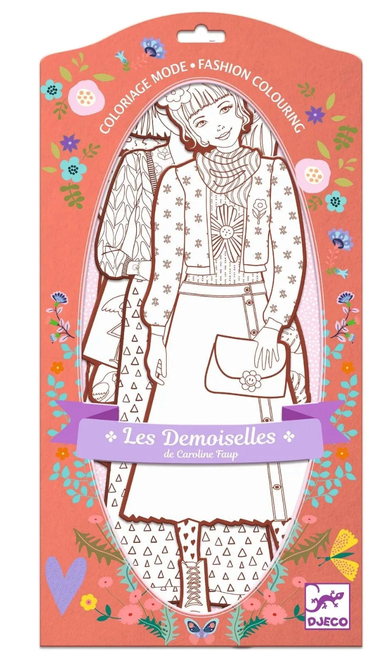 Les Demoiselles Fashion Coloring | Nina & Friends