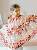 The 5th Avenue Pailette Cape | Pink