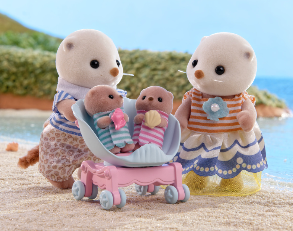 Sea Otter Family