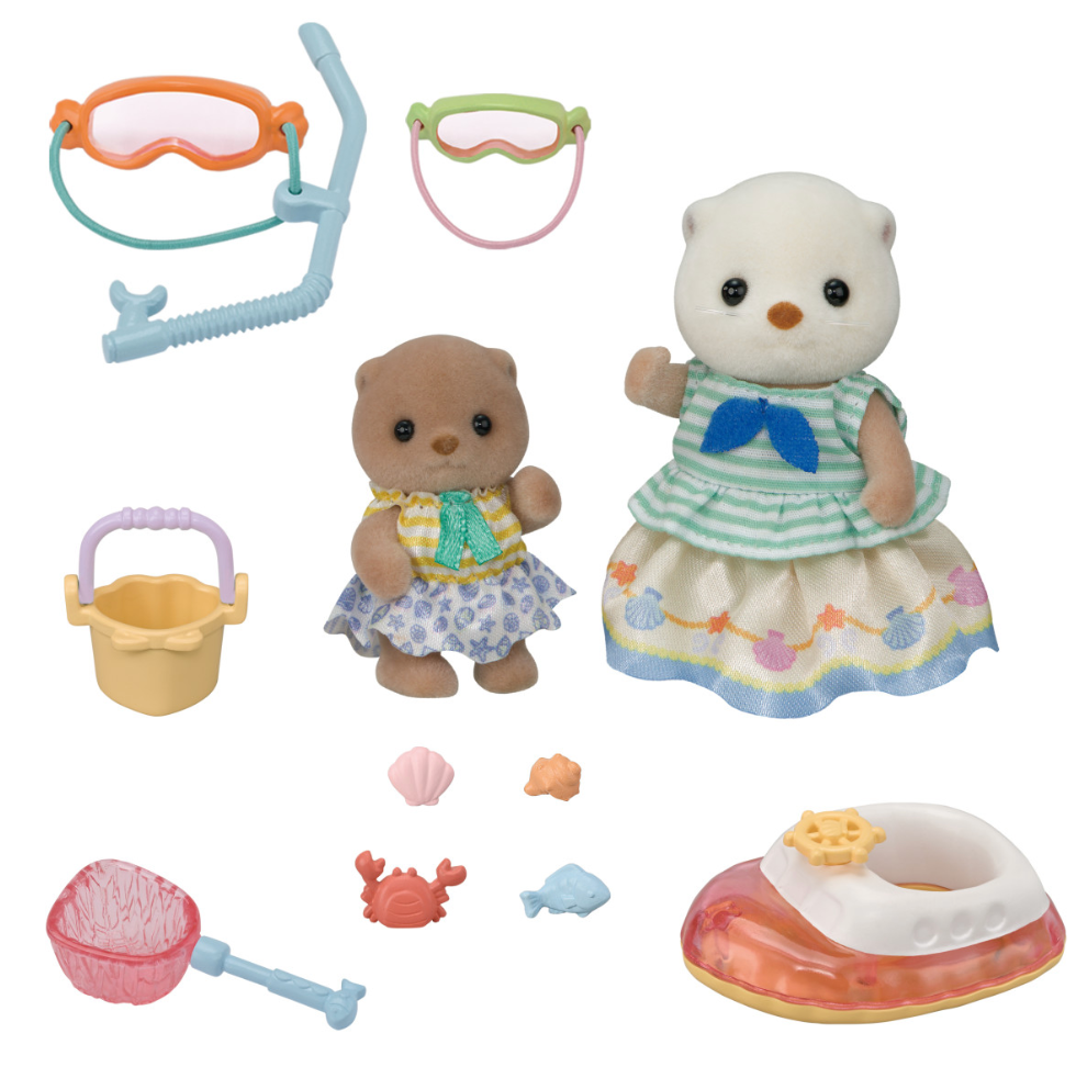 Sea Otter Sisters Splashy Snorkel Set