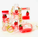 Strawberry Floaty KeyChain