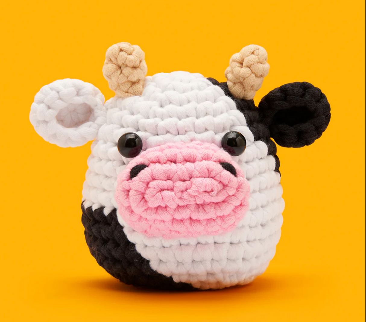 The Woobles Crochet Kit | Lavender the Cow