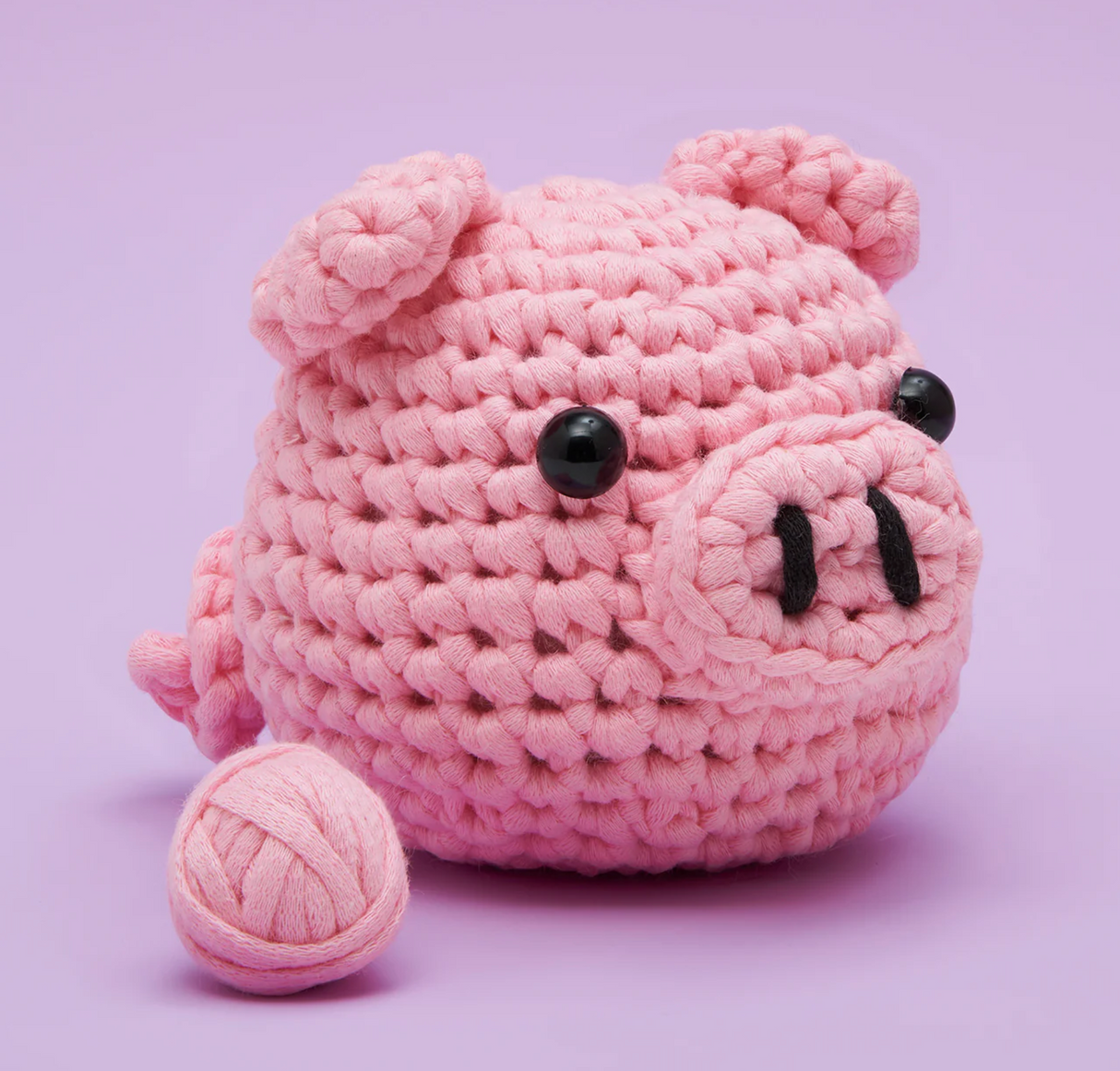 The Woobles Crochet Kit | Bacon the Pig