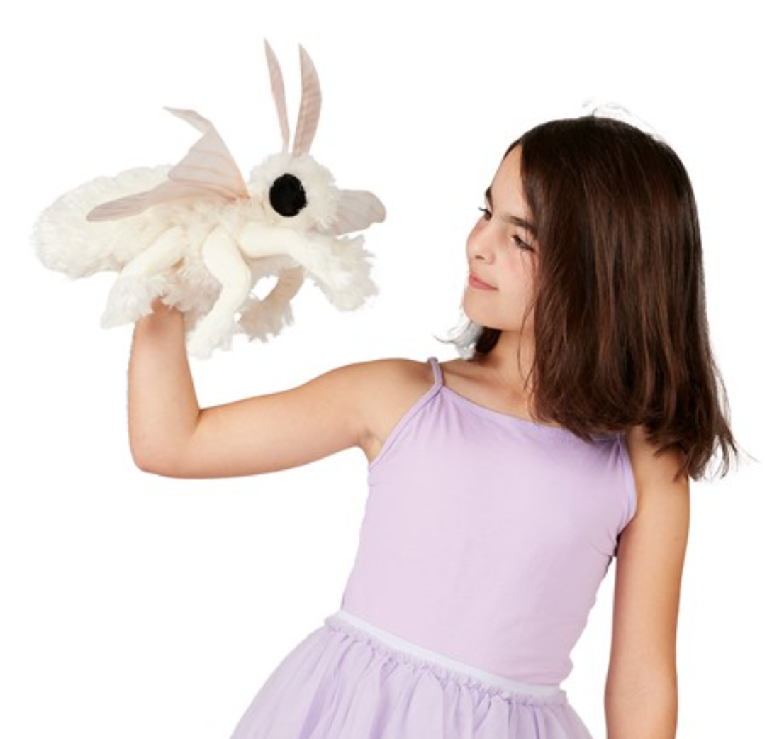 Poodle Moth Puppet