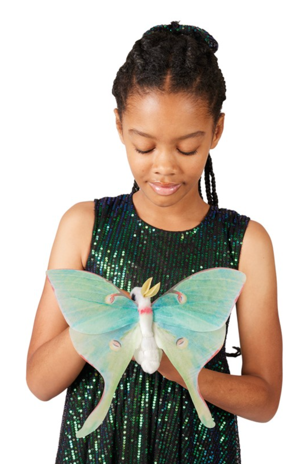 Luna Moth Finger Puppet