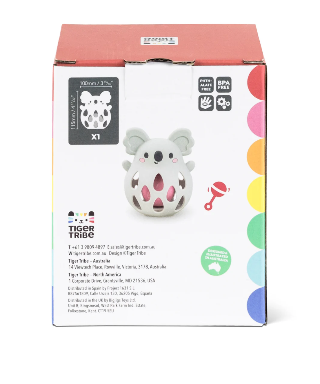 Silicone Rattle | Koala