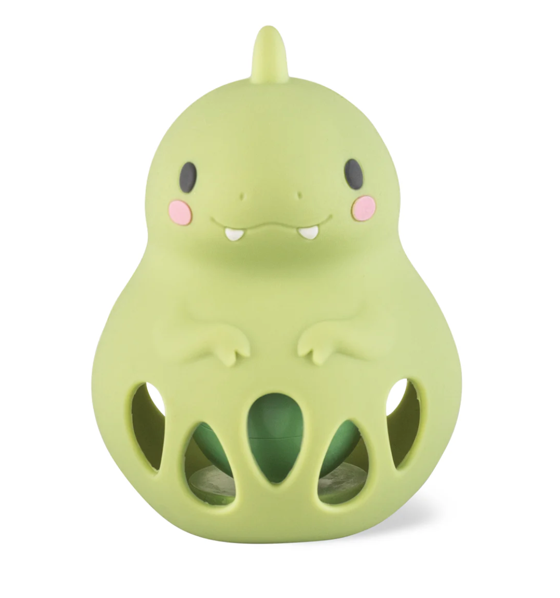 Silicone Rattle | Dino