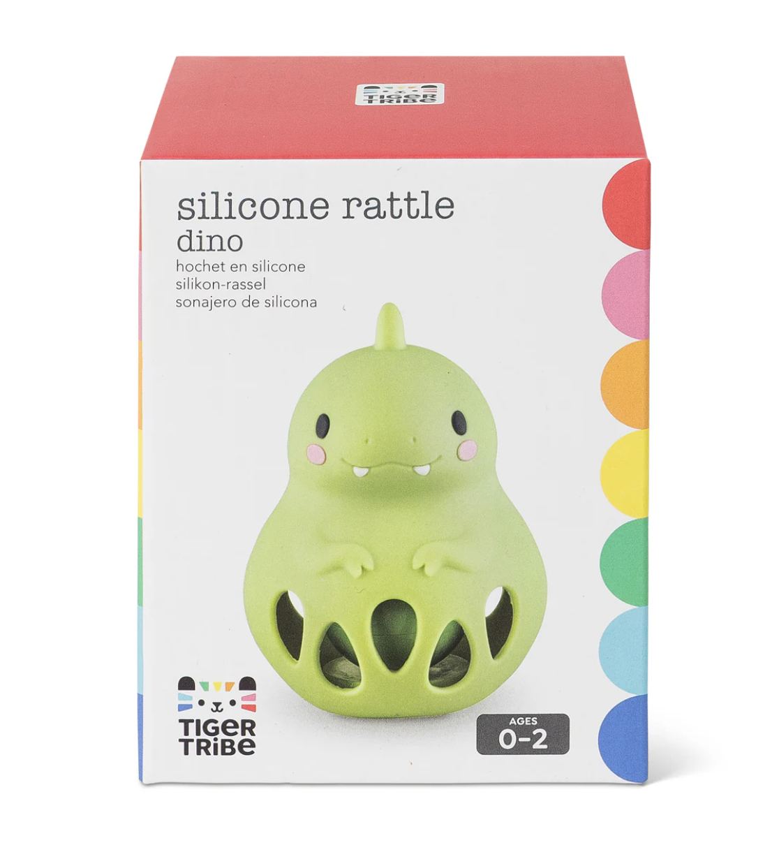 Silicone Rattle | Dino