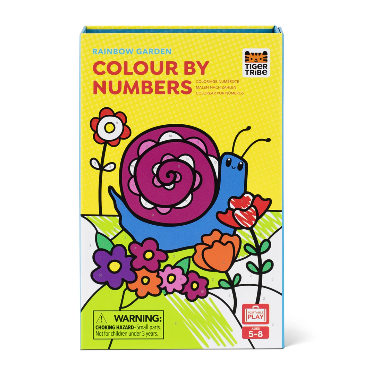 Color by Number | Rainbow Garden