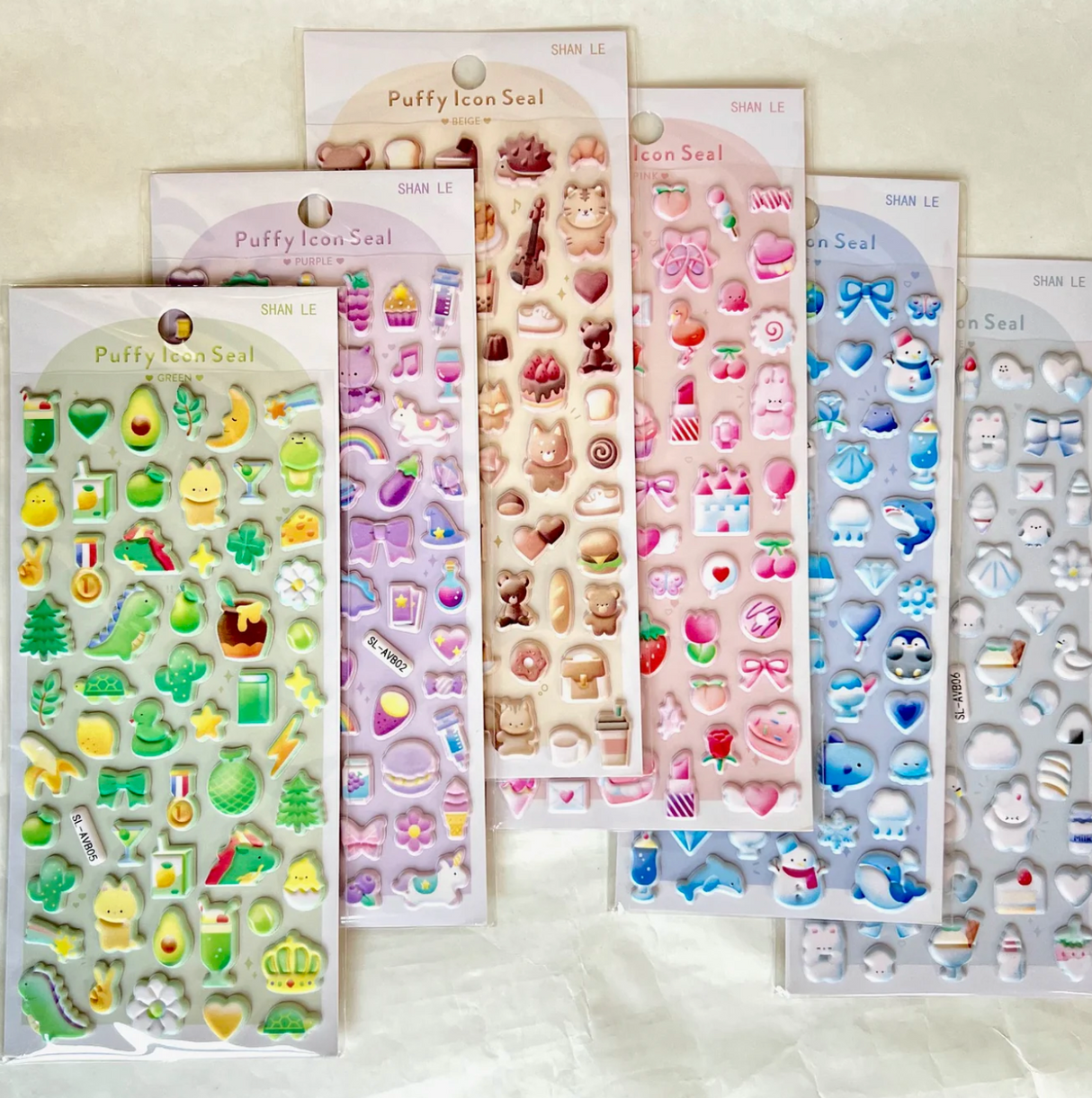 Kawaii Puffy Stickers