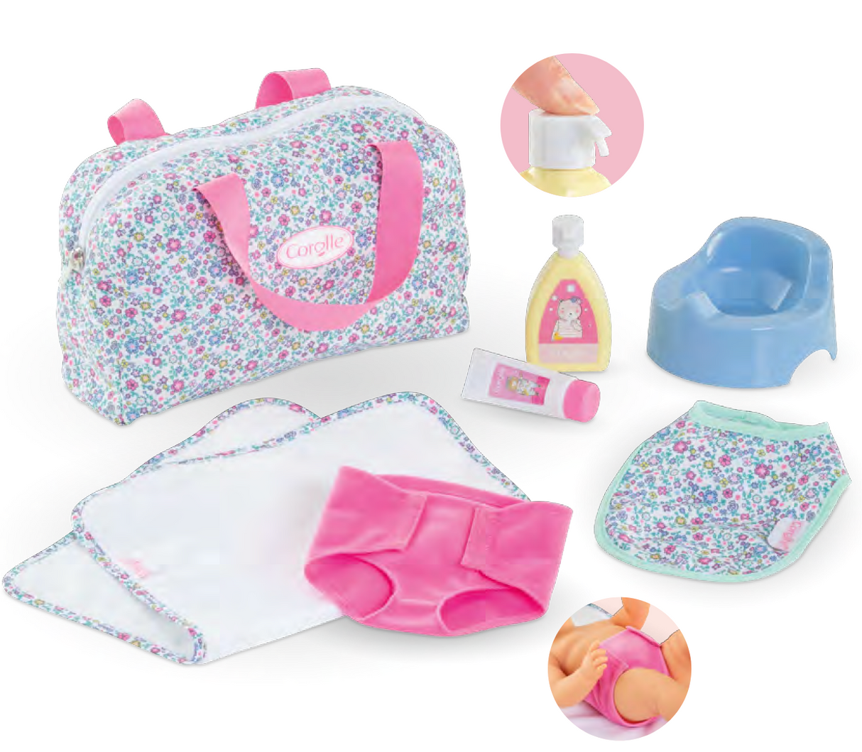 Floral Changing Accessories Set