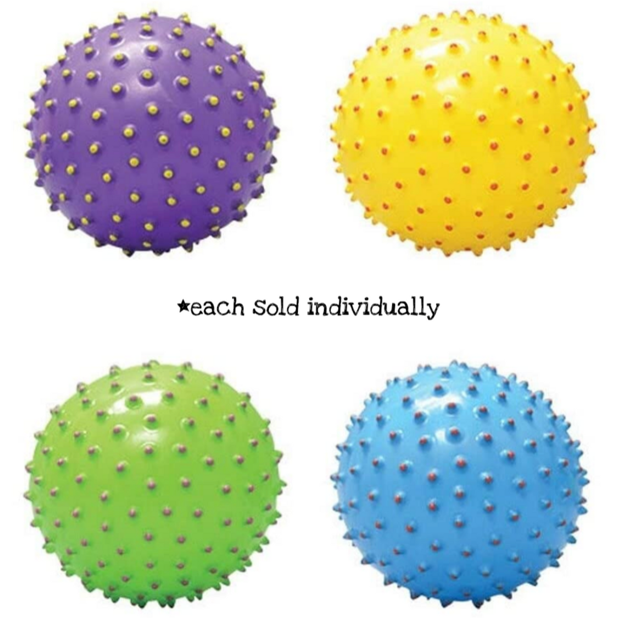 Spikey Jelly Ball 6in | Two Color