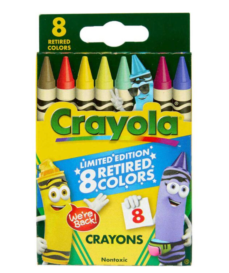Crayons 8 Pack Limited Edition