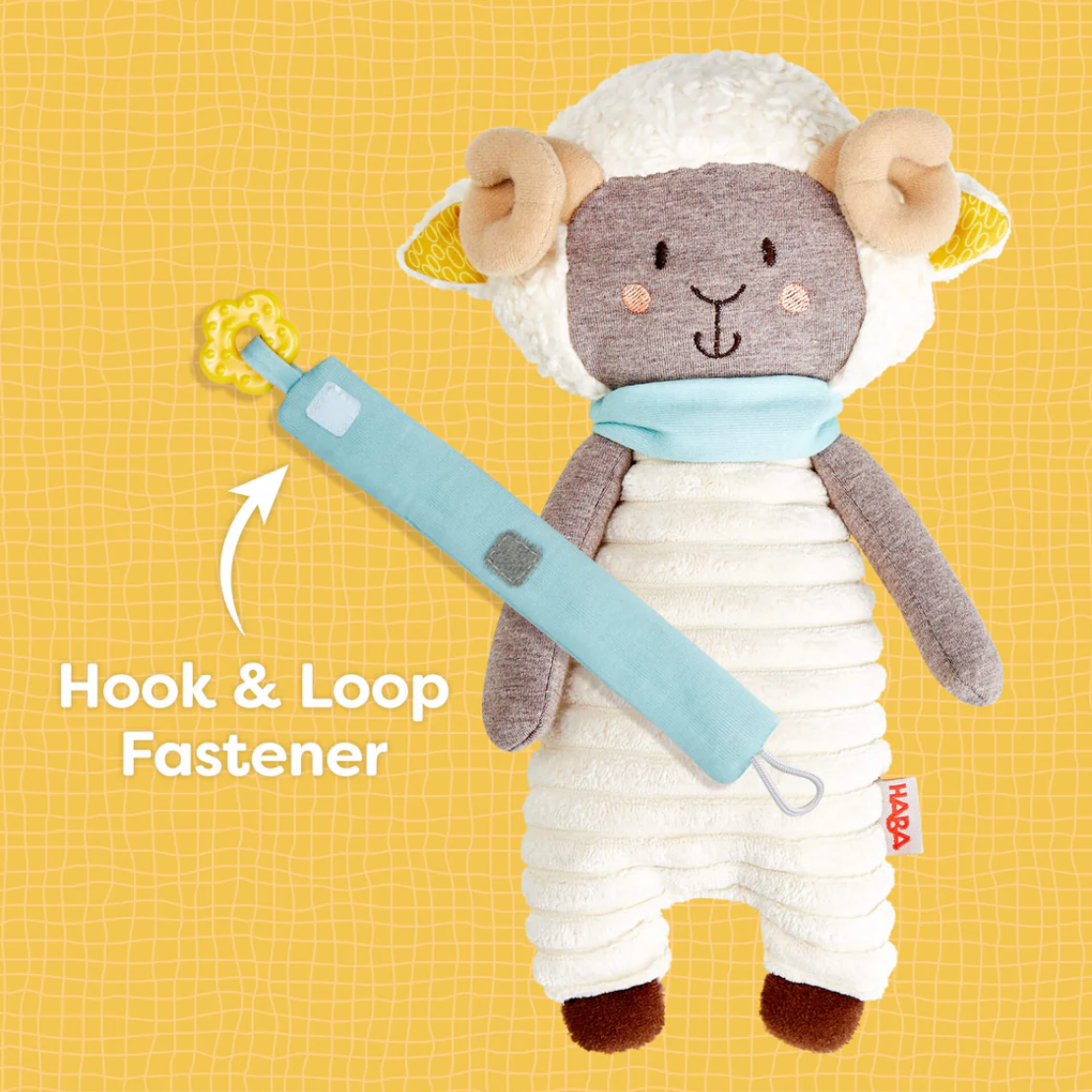 Woolbert the Ram Pacifier Holder