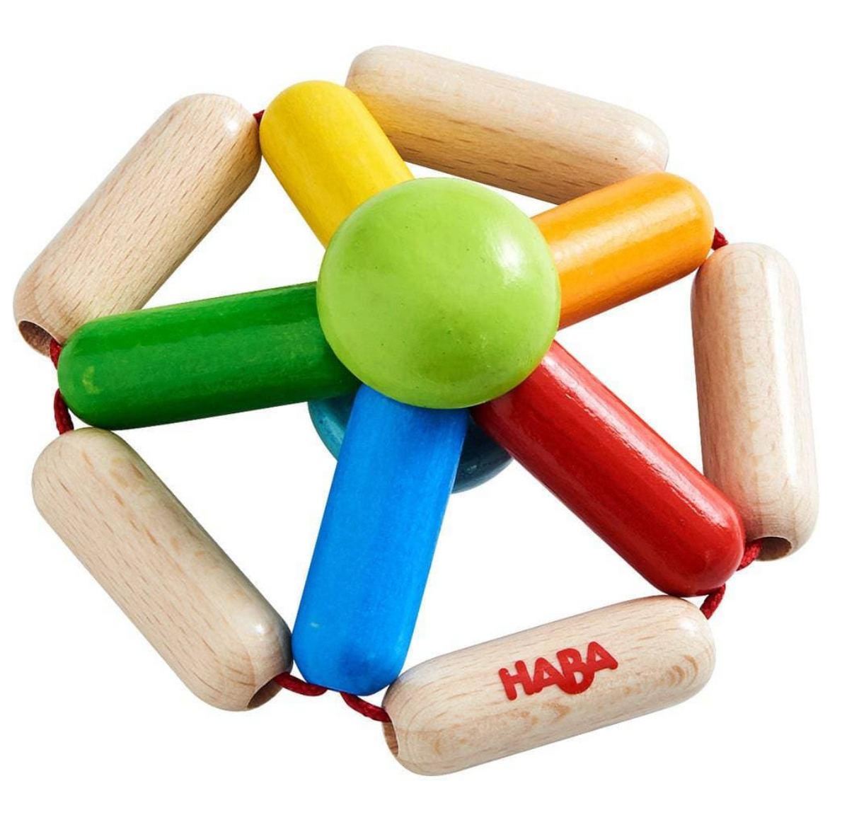 Color Carousel Wooden Rattle