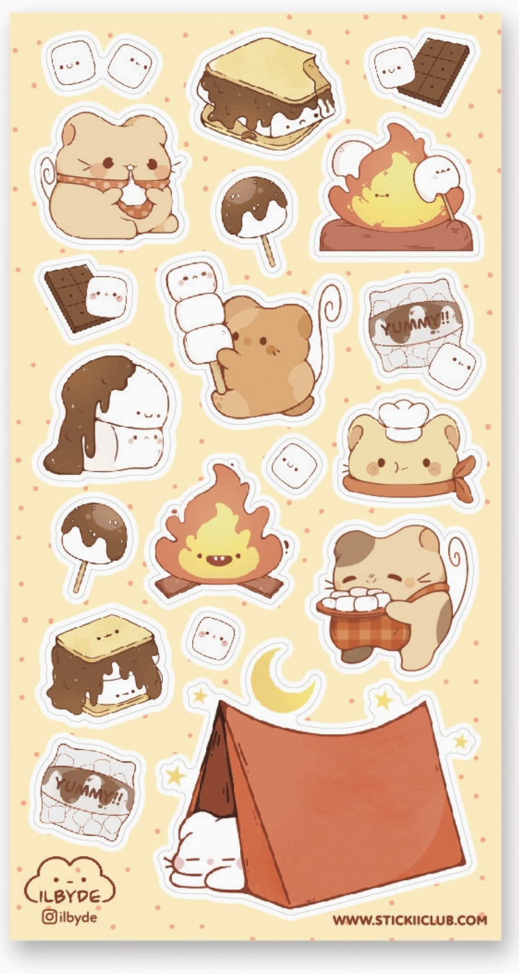 S'more Joy Stickers