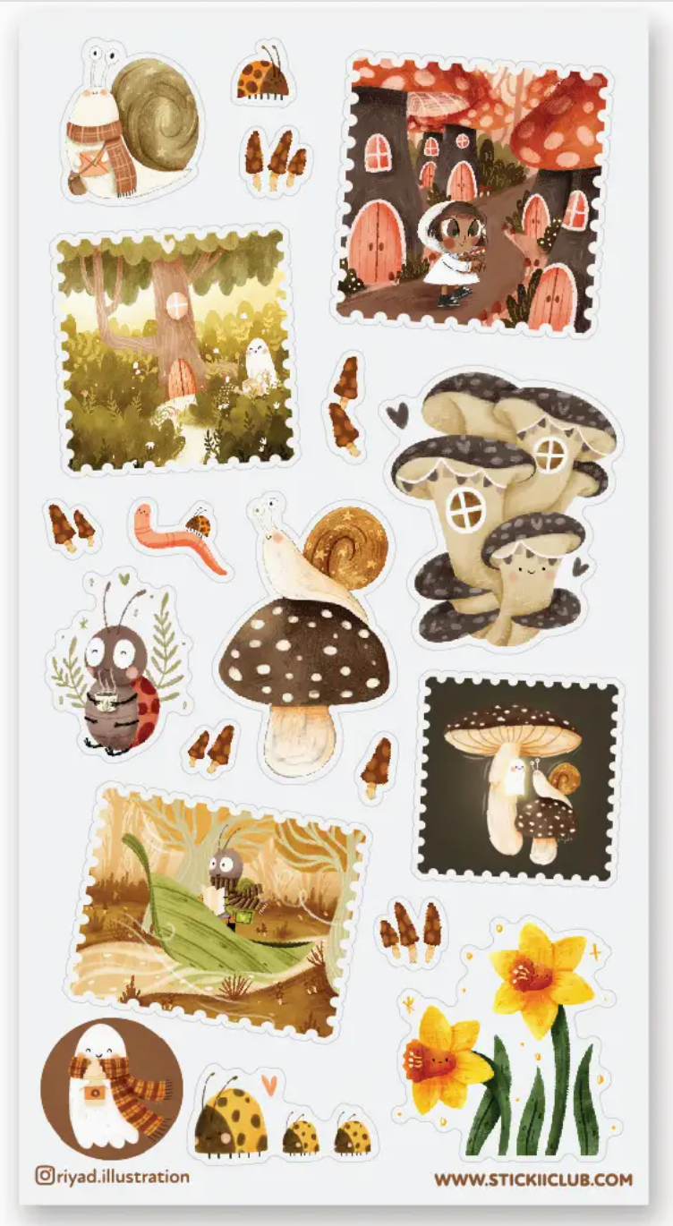 Whimsical Woods Stickers