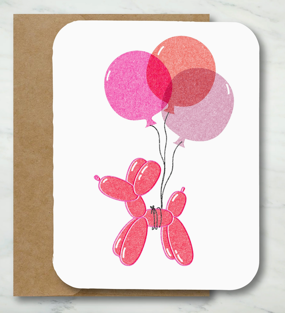 Balloon Dog Card