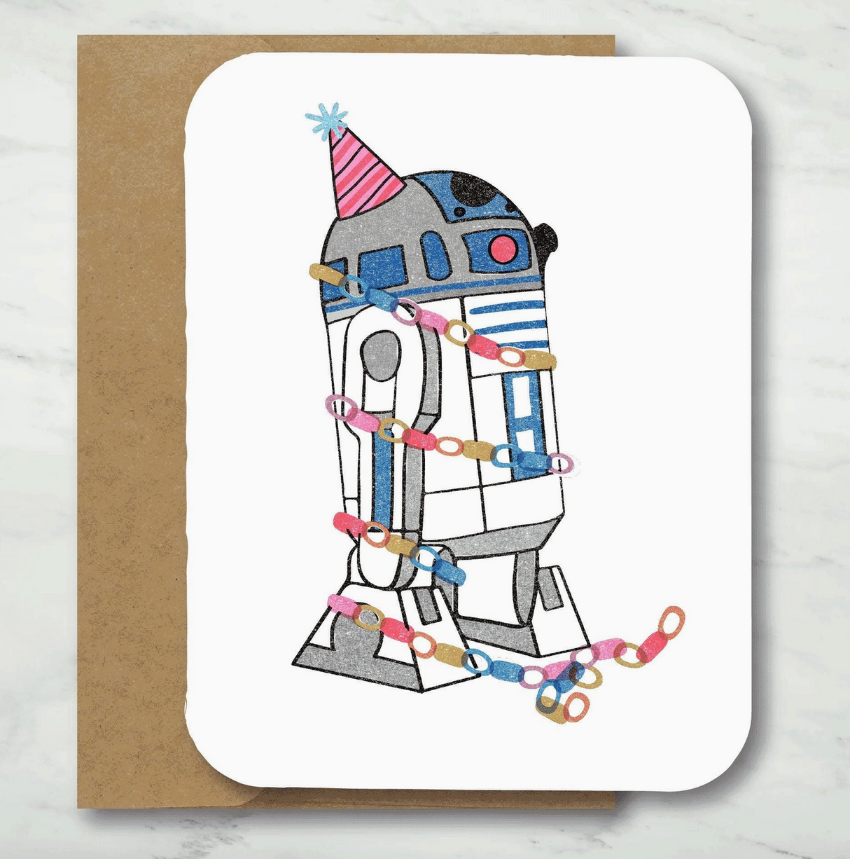 Droid Birthday Card