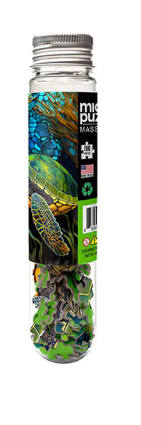 150pc Stained Glass Sea Turtle MicroPuzzle