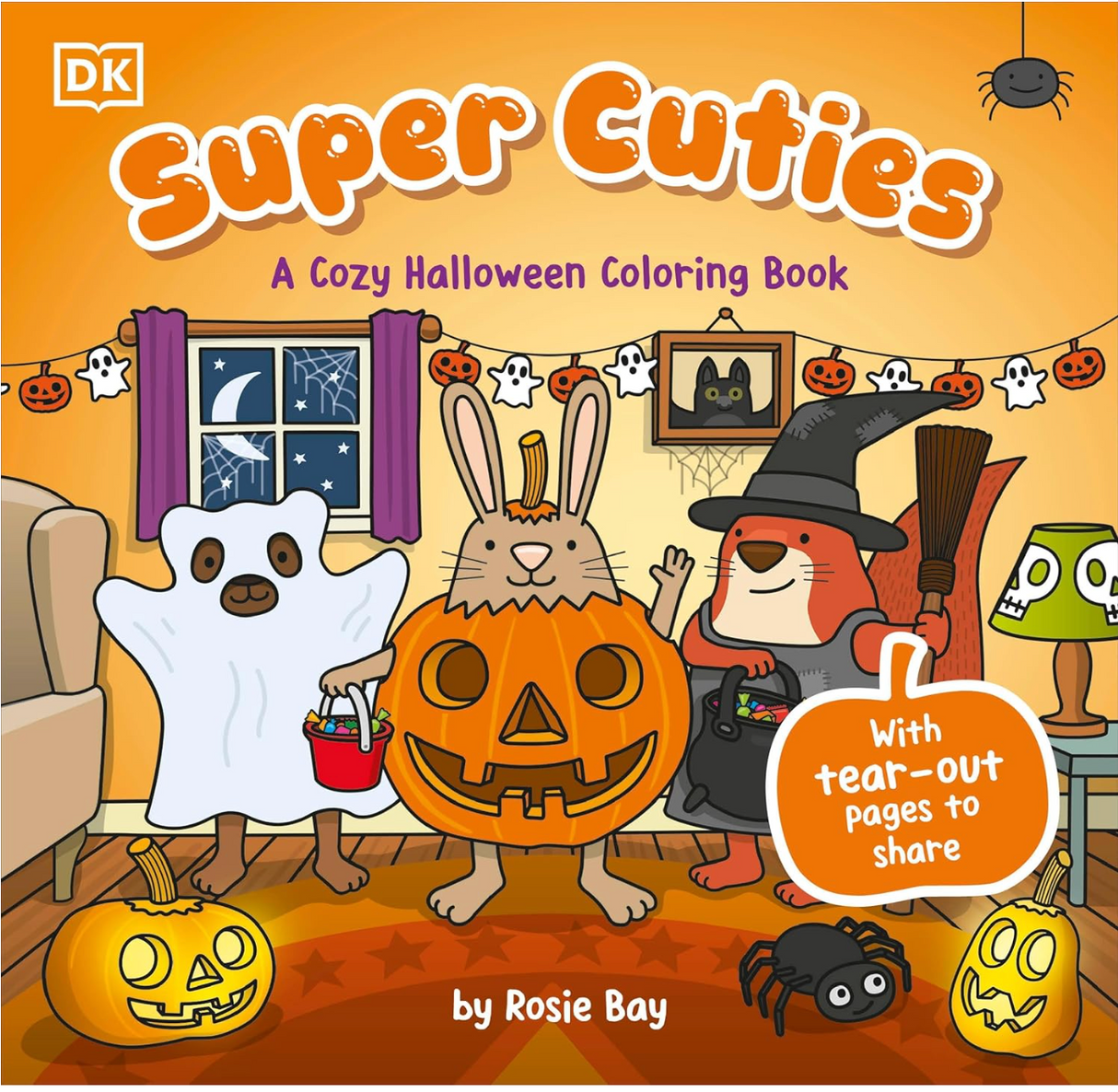 Super Cuties Cozy Halloween Coloring Book
