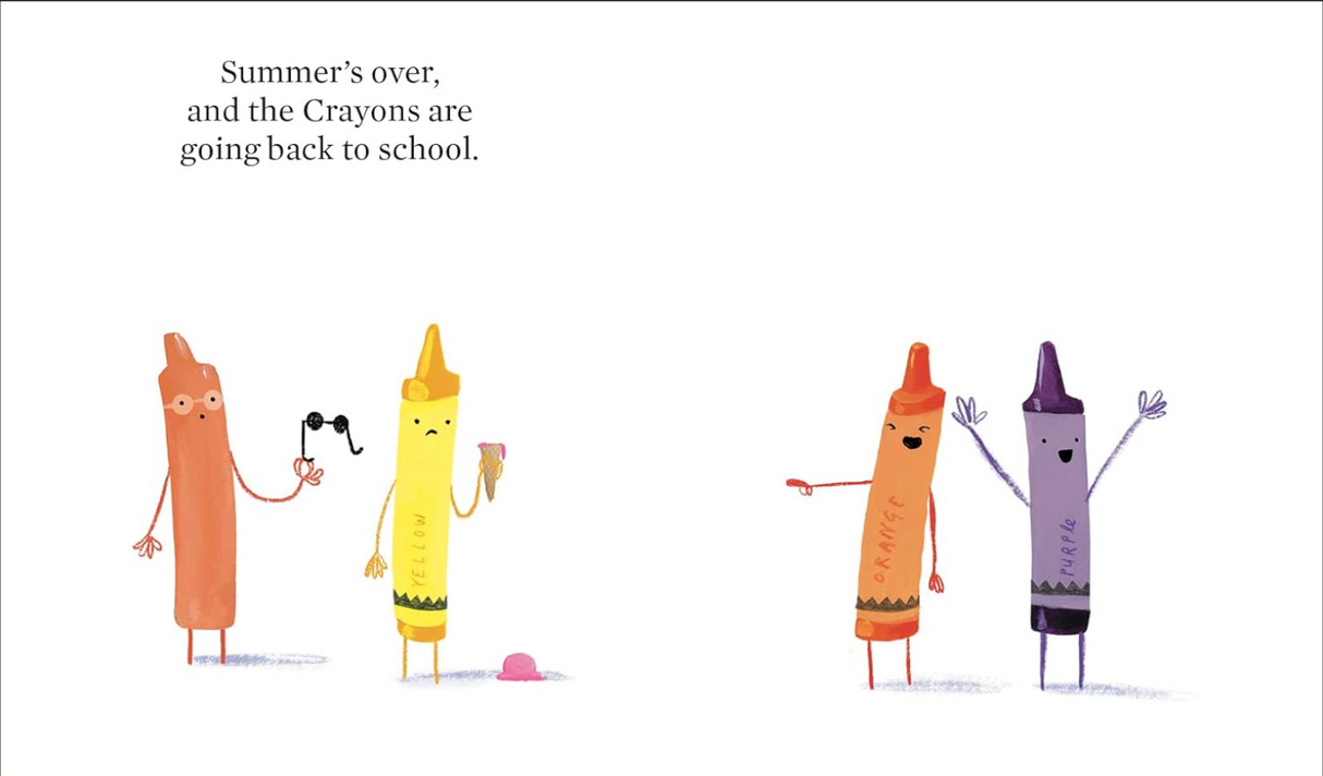 The Crayons Go Back to School