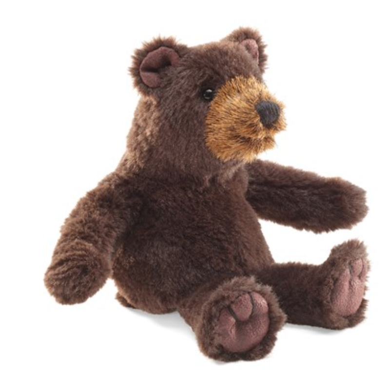 Sitting Bear Finger Puppet