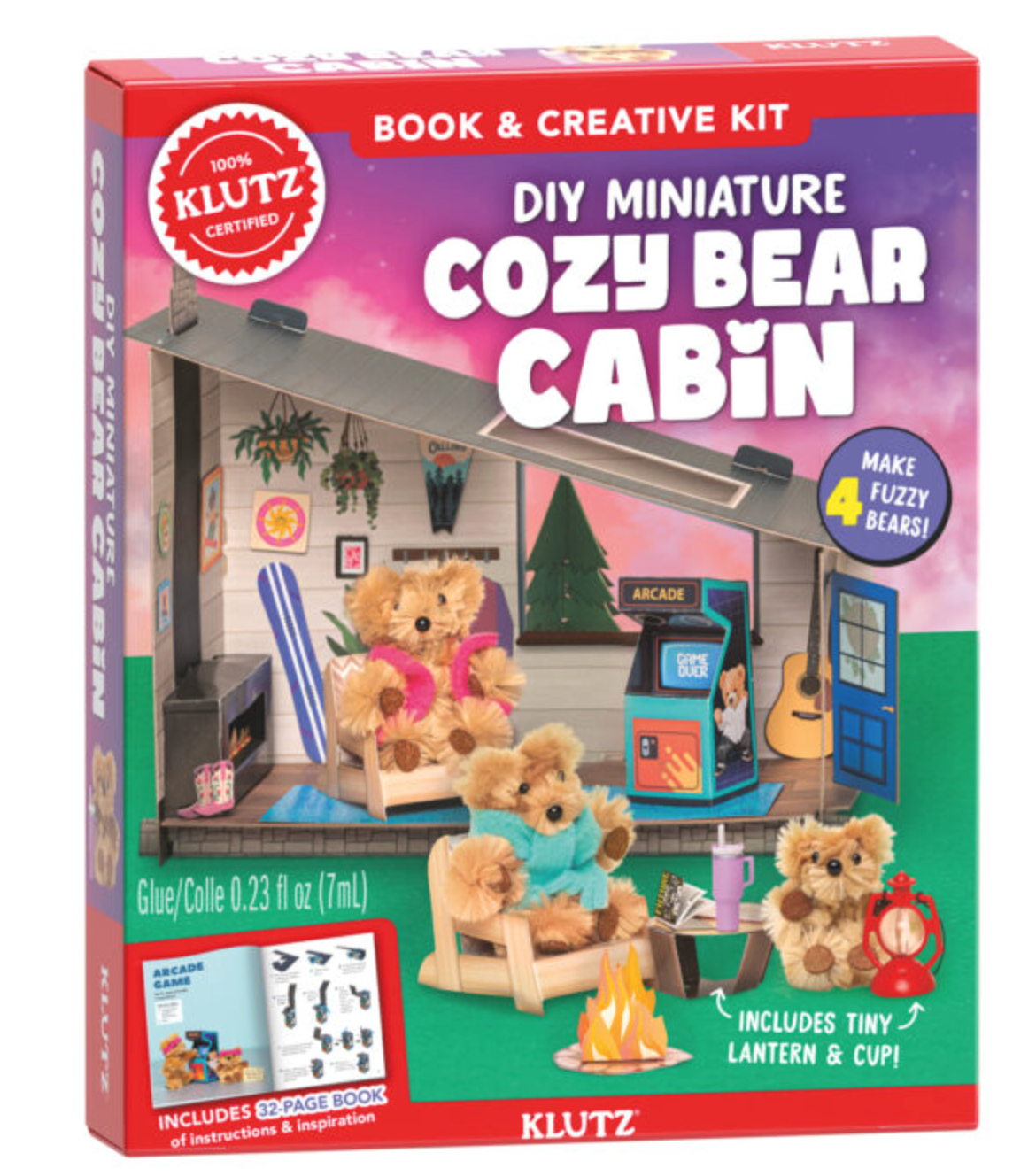 DIY Mini Cozy Bear Cabin