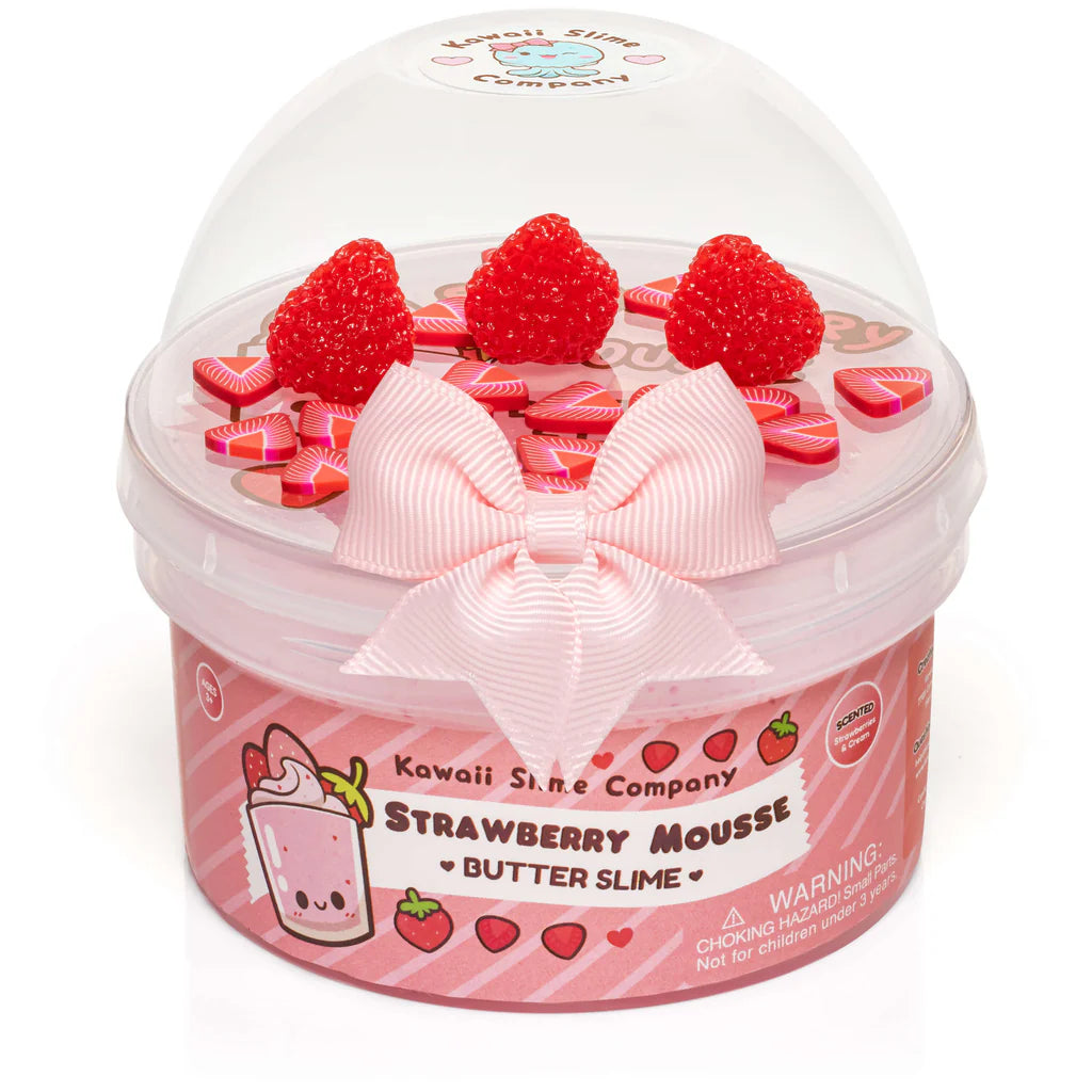 Strawberry Mousse Butter Slime