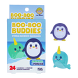 Narwhal & Penguin Bandages box with 24 sterile hydrocolloid adhesive bandages shaped like narwhals and penguins.
