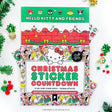 Hello Kitty And Friends Christmas Sticker Advent Calendar with 12 days of stickers and coloring activities for kids.