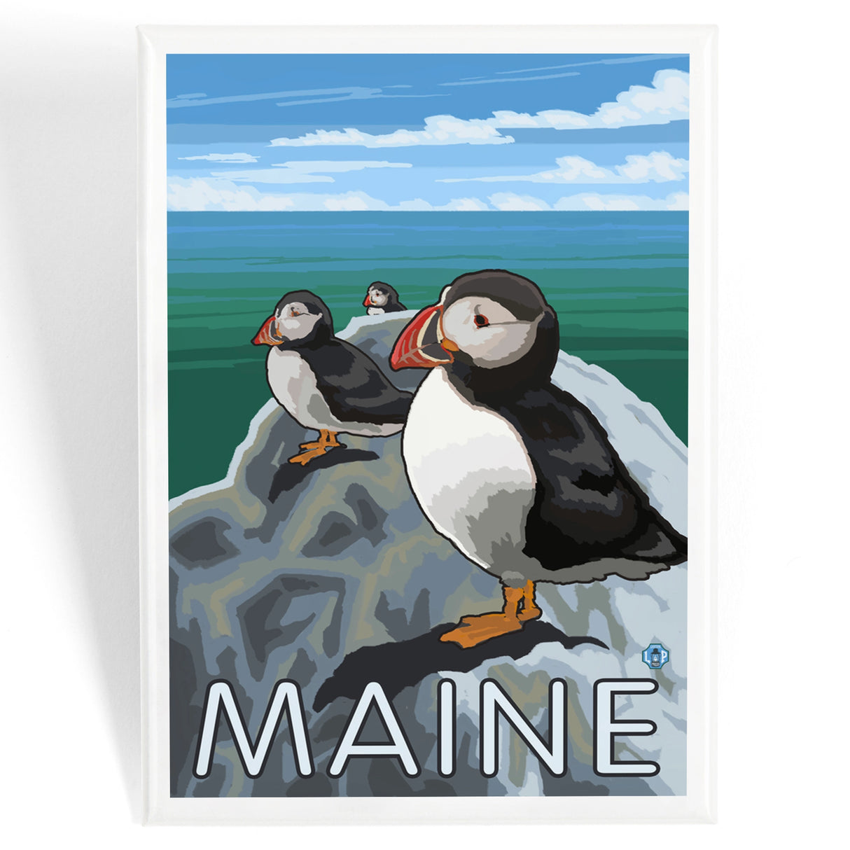 Maine Puffins Magnet