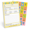 Children’s reading reflection pad with fun prompts and colorful stickers to encourage book-loving habits and creativity