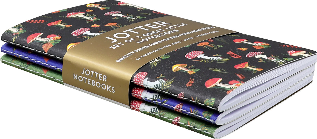 Jotter Mini Notebook Set | Mushrooms