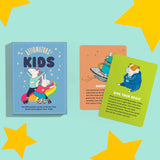 Affirmators! Kids affirmation deck with colorful, illustrated cards encouraging positive self-talk and confidence for children.