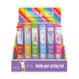 Twice as Nice 2 Color Click Pen | Rainbow