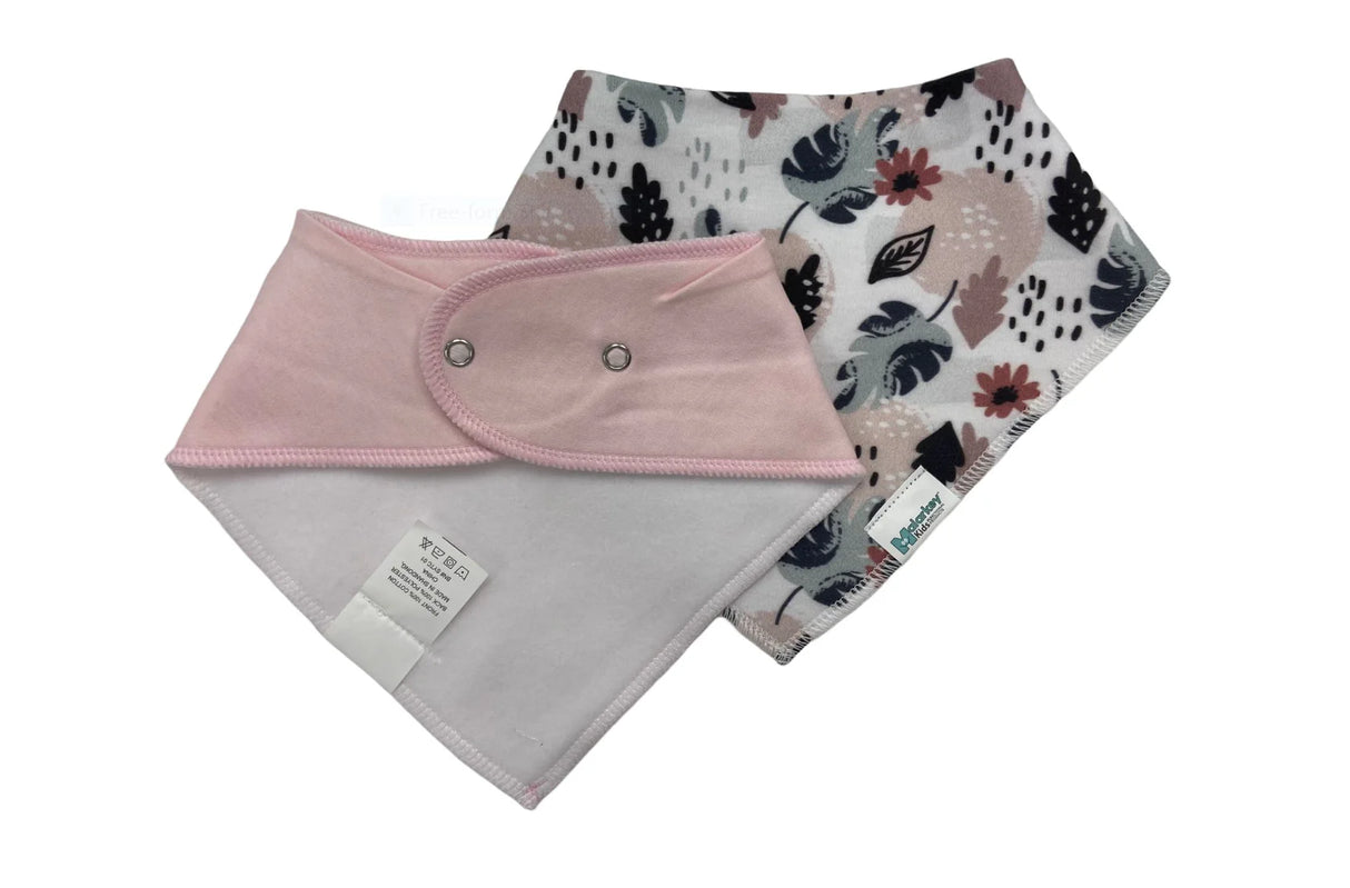 Dribble Bib | Flower Leaf