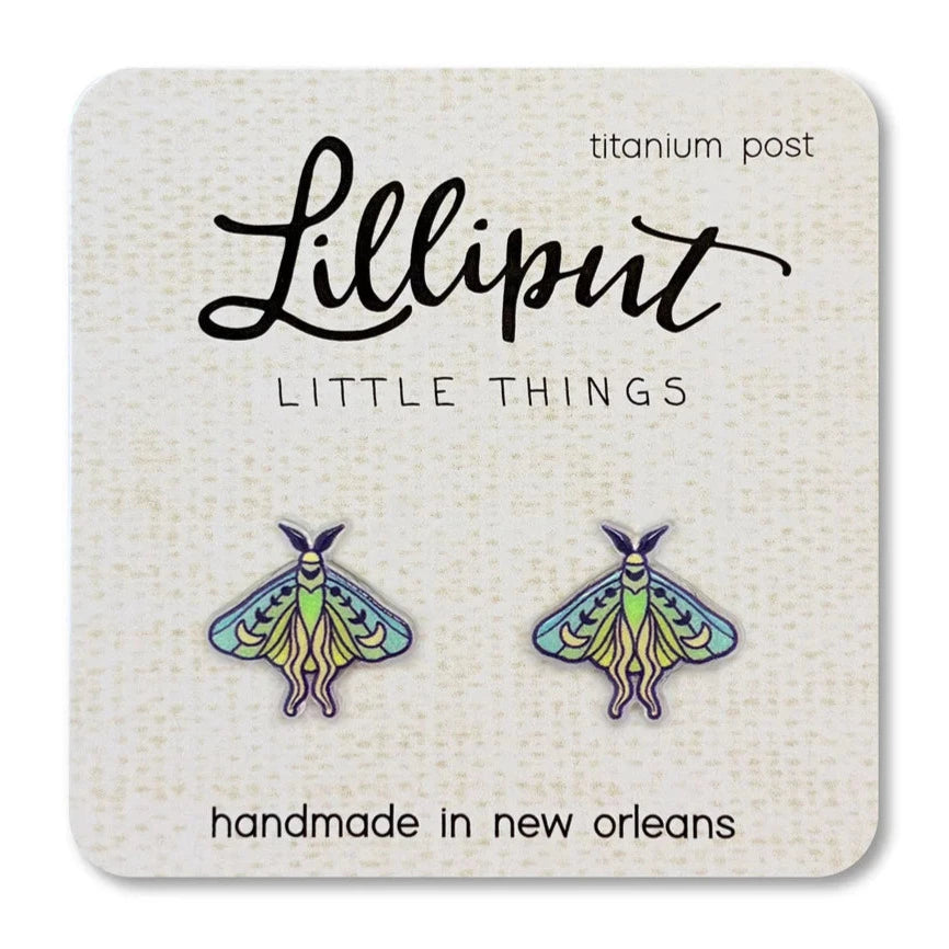Luna Moth Earrings