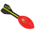Nerf Aero Vortex Howler foam football with flight tail and howling whistle, designed for long-distance throws and easy grip.
