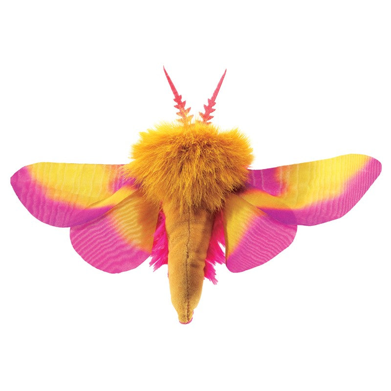 Rosy Maple Moth Finger Puppet