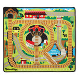 Round the Rails Train Rug