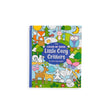 Color-In' Book Little Cozy Critters featuring adorable animals and nature scenes for kids to color and enjoy.